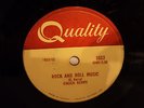 CHUCK BERRY ROCK AND ROLL MUSIC / BLUE FEELING CANADA QUALITY 1663 78 RPM 10