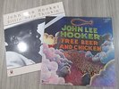 JOHN LEE HOOKER 2 VINYL LP LOT. Free Beer & Chicken/ Sittin Here Thinkin BLUES R