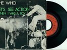 the WHO - Let's See Action - NICE DUTCH 1971 LIVE PS VINYL 7