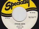 Blues Rocker 45 - Willie Joe & His Unitar - Unitar Rock - Specialty - VG+ mp3