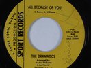 Northern Soul 45 DRAMATICS All Because Of You SPORT HEAR