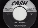 DALE CUNNINGHAM - Cash 1067 - Too Young / Trust Me - NEW BREED R&B 45 VG/VG+