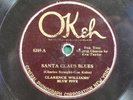 78 RPM CLARENCE WILLIAMS W/ ARMSTRONG OKEH 8245 V+ SANTA CLAUS BLUES - RARE JAZZ