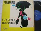 FERNANDEL Le retour de Don Camillo CANADA ORIGINAL 1959 FRENCH FILM LP London