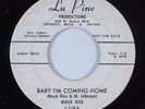 R&B Soul 45 MACK RICE Baby I'm Coming Home LU PINE HEAR