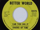 Funk/Sweet Soul 45 SHADES OF TIME Can You Dig It BETTER WORLD HEAR