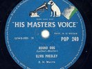 HOUND DOG| DON'T BE CRUEL  | Elvis Presley | HMV POP 249 | 10