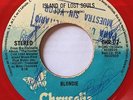 BLONDIE island of lost souls RED VINYL EL SALVADOR promo stamp VG 7