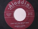 JEANNIE BARNES: Can't Get You Off My Mind / My Love Song 45 (few tiny label fla