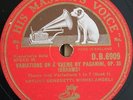 Michelangeli. Brahms (Paganini variations op. 35). HMV DB 6909-10 (2). NM(-), tm