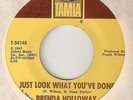 MOTOWN BRENDA HOLLOWAY Just Look What Youve Done  TAMLA  NORTHERN SOUL 45
