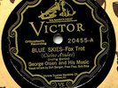 George Olsen Blue Skies Victor Scroll 78 20455 Where's That Rainbow Dance Band