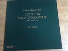 STEREO Valois box set 3 LPs BACH Les suites pour violoncelle Henri Honegger EXC*