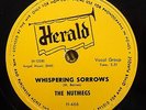 NUTMEGS 78 Whispering sorrows / Betty lou HERALD Doowop Mg 4