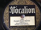 Hound Head Henry Cow Davenport 20's VOCALION #1208 78 rpm FREIGHT TRAIN BLUES