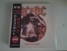 AC/DC  PARIS IN FLAMES  LIMITED COLORED EDITION + JAPAN OBI & TOURBOOK  LP