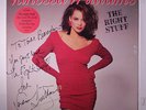 VANESSA WILLIAMS: The Right Stuff LP (autograph on cover, title tag on cover, p