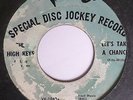 THE HIGH KEYS   LIVING A LIE  VERVE DJ 45 - DEFACED LABEL