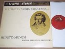 Heifetz/Munch BEETHOVEN Violin Concerto  - RCA LSC-1992 Shaded Dog 10S/10S