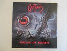 Vinyl - Obituary ?– Cause Of Death - ultrarar signed  VG/VG