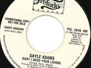 Gayle Adams - Baby I Need Your Loving - Demo