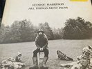 Beatles George Harrison All Things Rare With Promo Sticker, Lp's Play Great  Nm