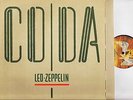 LED ZEPPELIN coda A0051 A2/B uk swan song 1982 with inner LP PS EX/EX