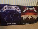 METALLICA RIDE THE LIGHTNING LP VINYL GREAT CONDITION + BROKEN MASTER OF PUPPETS