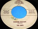 THE CHIPS Rubber Biscuit 45 Orig 1st Press Josie JOZ 803 Doo Wop Listen