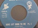 Rare Funk 45 Bobby Rush Done got good to me Pt. I & II Sedgrick 33001
