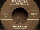 Winfield Parker 45 rpm RU-JAC 45007 When I'm Alone/Rockin' In The Barnyard