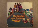 THE BEATLES YELLOW SUBMARINE VINYL LP MONO / PMC 7070 1st PRESS RED LINES FAIR++