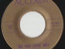 RARE ORIG DEEP NORTHERN SOUL 45 - AL ANDERS - DO YOU LOVE ME? - ACCLAIM - LISTEN
