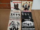 THE BEATLES RECORDS + IVY LEAGUE + MERSEYBEAT EP's TWO SIGNED