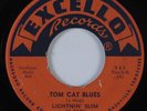 Blues 45 LIGHTNIN' SLIM Tom Cat Blues EXCELLO HEAR