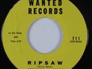 Blues 45 JOHNNY HARRIS Ripsaw WANTED VG+ HEAR