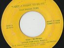 RARE ORIG NORTHERN SOUL FUNK 45 - BIL MORGAN - I GOT A RIGHT TO BE ME - PRIVATE