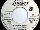 JOHN AMDERSON 45 Whistle Stop / Flamenco PROMO Titty Shaker R&B Instr w4069
