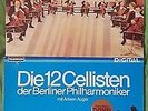 12 CELLISTS of Berlin Philharmonic Vol. 1+2 2LP BACH VILLA-LOBOS BEATLES NM