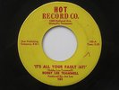 BOBBY LEE TRAMMELL It's All Your Fault (67) Hot Rockabilly Garage 45 HEAR