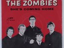 Rock 45 ZOMBIES She's Coming Home PARROT VG+ picture sleeve