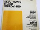 AMM & MEV Live Electronic Music Improvised LP RARE orig MAINSTREAM Keith Rowe