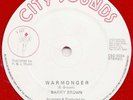 BARRY BROWN  WARMONGER  UK ORIG RED WAX 12inch  HEAVYWEIGHT ROOTS ANTHEM