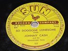 78 Johnny Cash SUN 232  Early Country V+/V