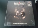 BLACK SABBATH  MEGALOMANIA  LIVE 75-78  ONLY 400 COPIES COLORED EDITION  BOX 4LP