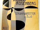 Hilding Rosenberg Quartets Quatuor Parrenin Swedish Society LP
