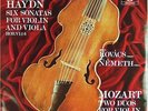 Haydn: 6 Sonatas, Mozart: 2 Duos Violin-Viola, Kovacs, Nemeth Hungaraton 2-LP