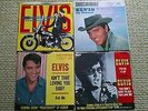 Elvis Presley:4 45s/Blue Suede Shoes/Flaming Star/Ain't That Loving You Baby+1