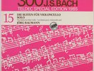 JORG BAUMANN BACH COMPLETE CELLO SOLO SUITES TELDEC DIGITAL GERMANY 2 LP SET NM