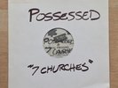 Possessed Seven Churches OG Combat 1985 TEST PRESSING death speed thrash metal 7